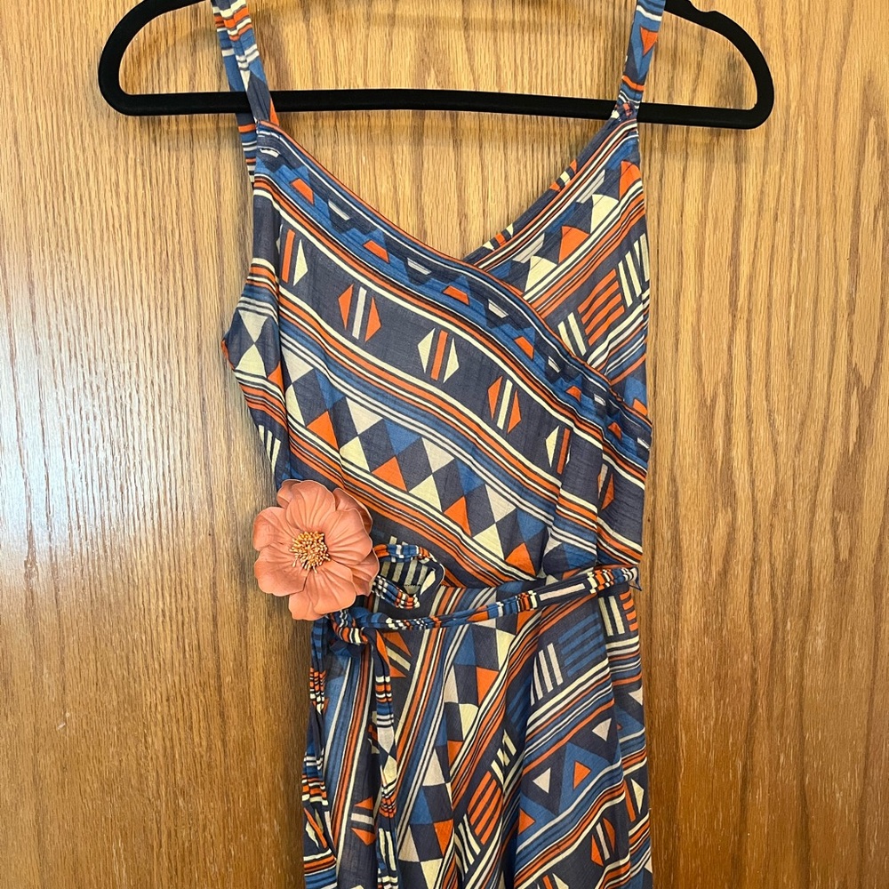 Geometric Patterned Dress with Straps Marc Jacob